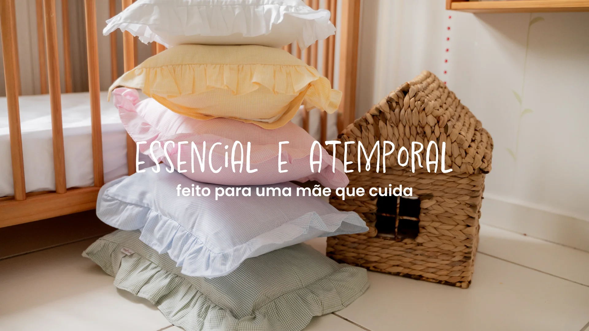 Enxoval Beni Falcão essencial e atemporal, feito para uma mãe que cuida